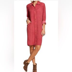 Ariat Hogan Pink Magenta Midi Dress (No belt)